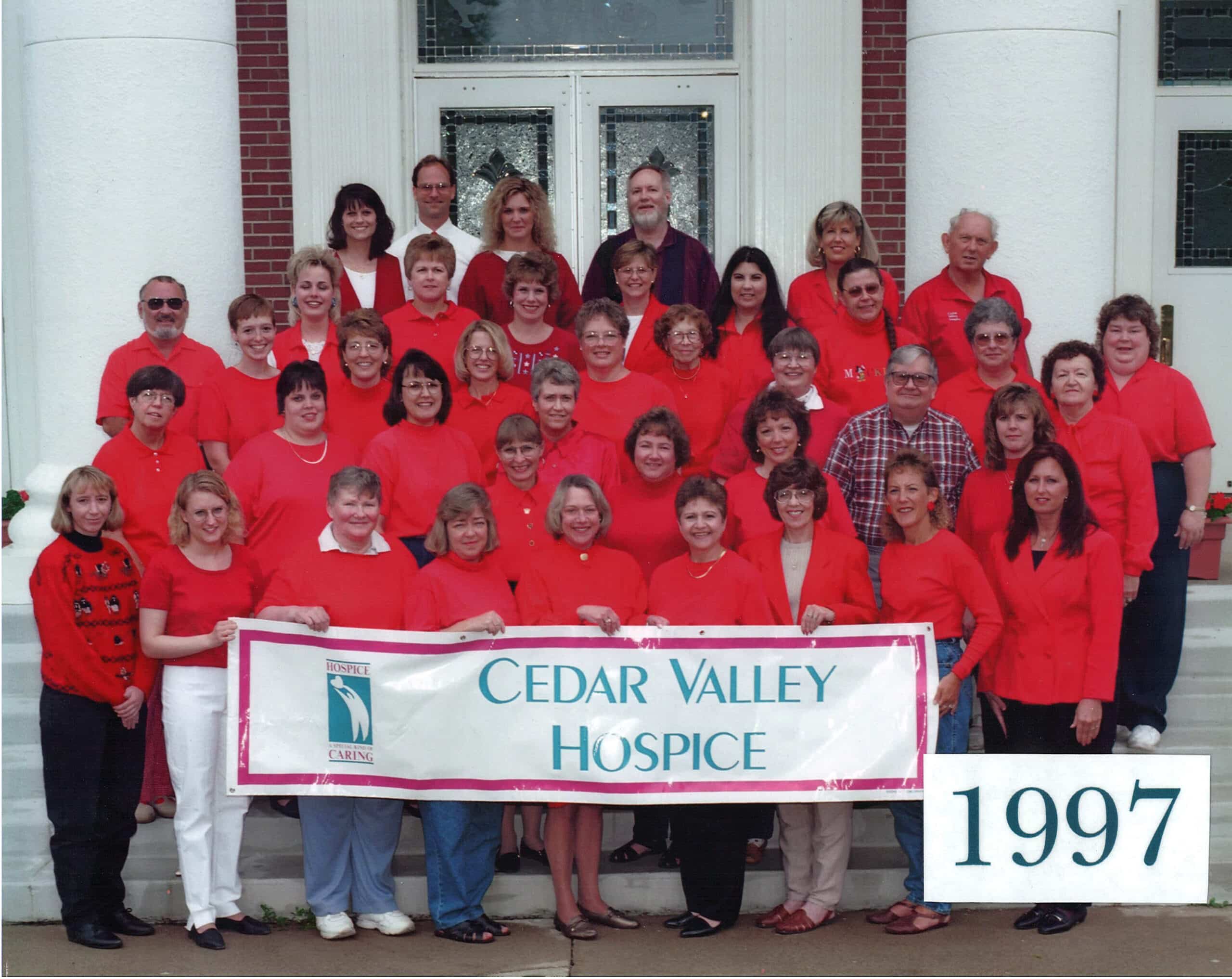 Cedar Valley Hospice Staff in 1997